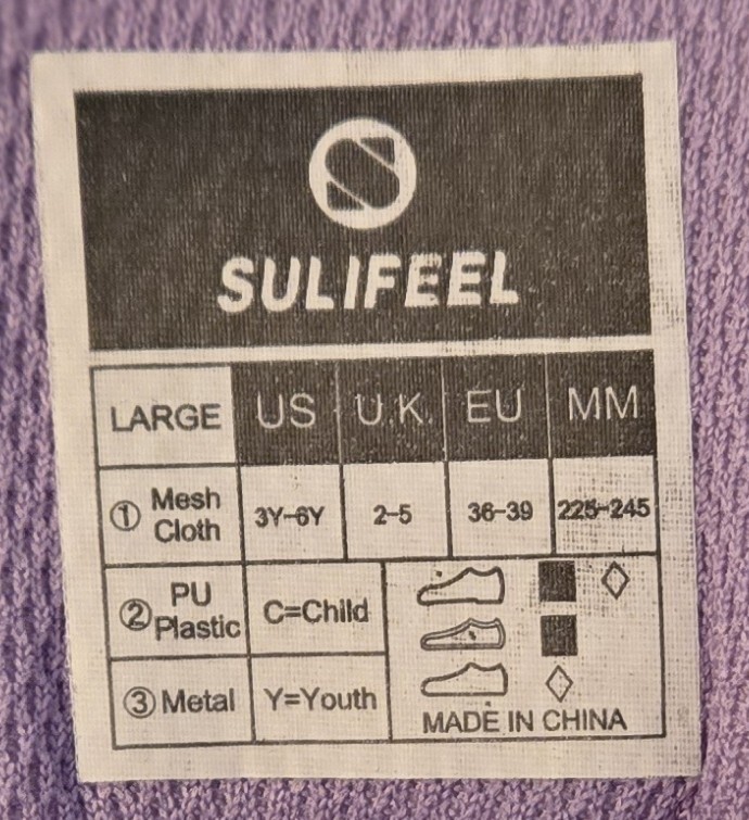 SULIFEEL Rainbow Unicorn Size Large Adjustable Light up Roller Skates 