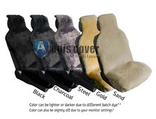 Sheepskin Wrap Easy Fit Seat Cover 1 Piece Sheepskin Wrap Easy Fit Seat Cover 1 Piece