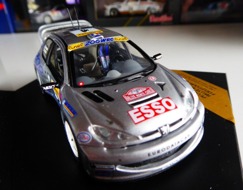 1/43 Vitesse Skid Peugeot 206 WRC ESSO Clarion Rallye Monte Carlo 2000 Delecour - Imagen 8 de 12