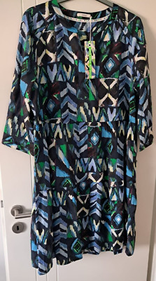CECIL Gr. L  (42/44)  Viskose Sommer Tunika Kleid *NEU* Print Volants UVP 59,99 