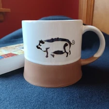Farmhouse Mug Rustic Pigs Coffee Tea Cocoa Soup Cider Hot Toddy LG DW/Micro Safe