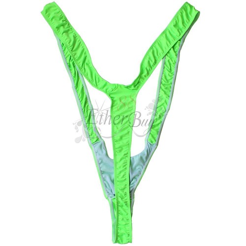 Men's Crotchless Bikini Wrestling Singlet Leotard Bodysuit Boxer Pants