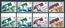 SENEGAL 1991 SG1118/21 set of 4 x 2 perf & imperf 20th Death Louis Armstrong u/m