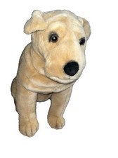 Shar Pei Large Realistic Puppy Dog 13 x 17" Plush Stuffed Animal Toy Wrinkles