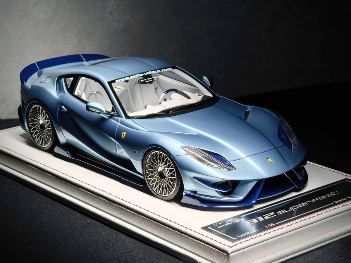 Ferrari 812 Superfast SVR (Ice Blue Metallic) [Davis & Giovanni] 1