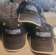 Lot Of 5 New Battlefield Automotive Navy Blue Baseball Cap Hat Port Authority 