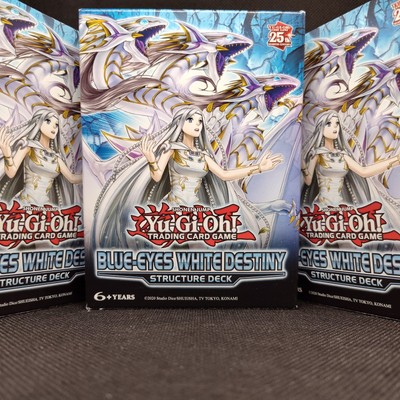 2025 Blue-eyes White Destiny Structure Deck Sealed 3 Decks 2025 Yu-Gi-Oh! Structure  Deck: Blue-Eyes White Destiny [3 Decks Sealed] English 2025 Sealed Deck