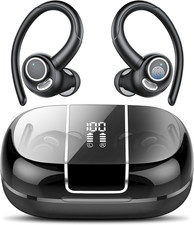 Wireless Earbuds Bluetooth 5.3 Headphones Sports, 48H over Ear Buds with ENC Mic