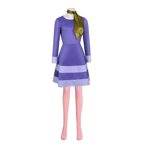 Scooby Doo Where Are You Daphne Blake Cosplay Costumes Dress Halloween Women AU - Picture 4 of 16