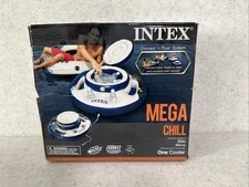 NEW Intex Mega Chill Inflatable Floating Cooler 35" Diameter Sealed Connect Flow