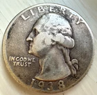 1938-S WASHINGTON QUARTER HIGH GRADE RARE KEY COIN ***** TAKE A LQQK *****