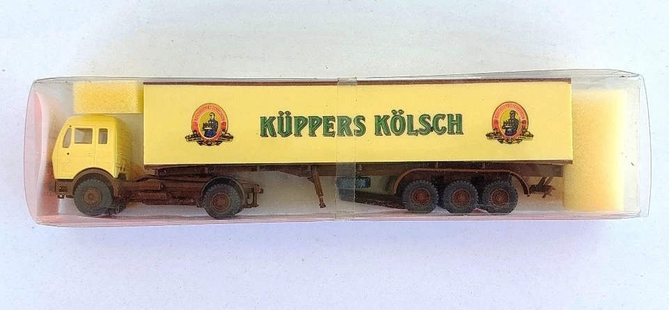 ROSKOPF 1:87 - #510 - Mercedes Benz MB 1625 w/trailer Küppers Kölsch - Immagine 2 di 2