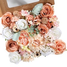 Artificial Flowers Combo for DIY Wedding Bouquets Combo Centerpieces Arrangem...