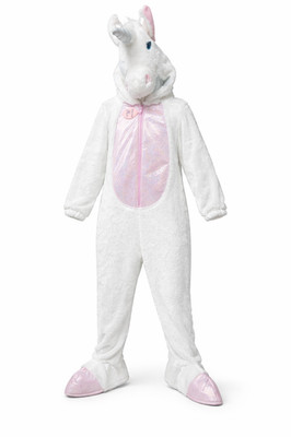 Dream Play Imagine Unicorn Costume 3T Plush Hooded One Piece Kids Dress Up