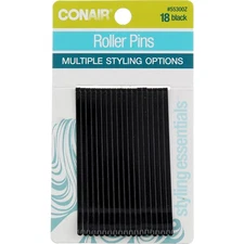 6 Pack Conair Roller Pins, Black, 18 Ct