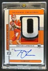 2021 National Treasures Collegiate Trevor Lawrence Bowl Logo RC Patch Auto #4/5