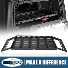 Hooke Road Rear Cargo Rack Storage Carrier Basket Fit 18-26 Jeep Wrangler Jl 2dr Hooke Road Rear Cargo Rack Storage Carrier Basket Fit 18-26 Jeep Wrangler Jl 2dr