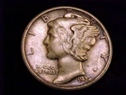 1934-D  Mercury Dime, Very Fine, not quite Extra Fine  in Grade.