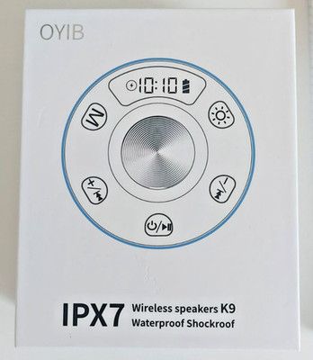 OYIB Bluetooth Duschlautsprecher, Bluetooth Lautsprecher mit HD-Sound, Musikbox