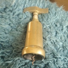 ANTIQUE BASS HEAVY brass CORKSCREW