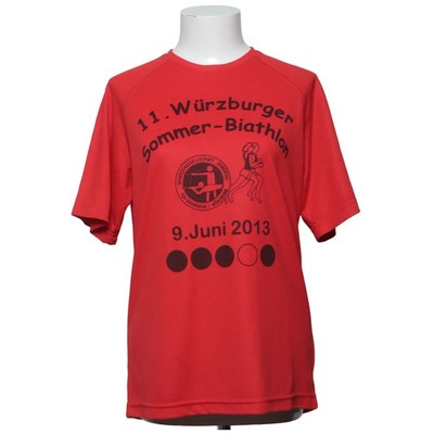 Hanes, T-shirt, Größe: S, Cool-Dri Crew Neck, Rot, Polyester, Print, Damen #9Sb