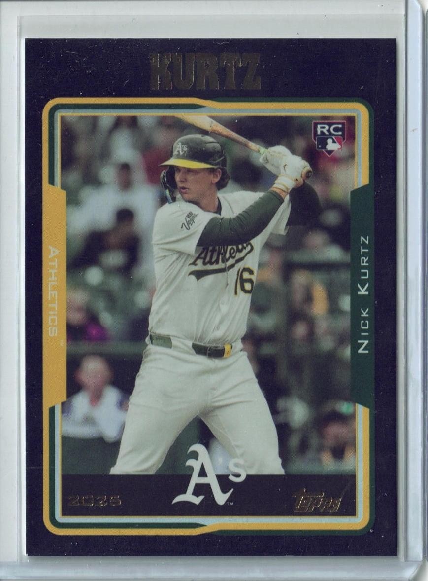 2025 Topps Archives #213 Nick Kurtz Black Foilboard