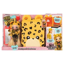 Na! Na! Na! Surprise 3-In-1 Backpack Bedroom Jennel Jaguar Doll Playset