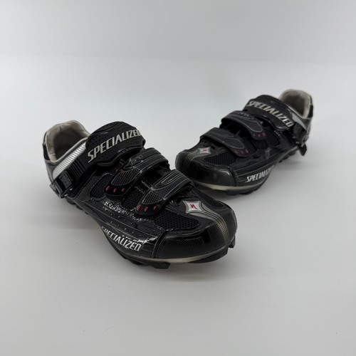 Specialized Pro MTB Cycling Shoes Women 7.5 Black Silver 6111-19385 Ratchet