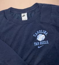 North Carolina Tar Heels UNC Nike Sweatshirt Womens XL Crewneck Navy Blue