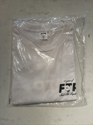 FTP 15 Year 15th Anniversary Graphic Logo Tee T-Shirt White Size X