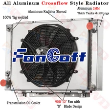 3 Row Radiator Shroud Fan For 1961-1965 63 Ford Thunderbird T-Bird 6.4L 7.0L V8