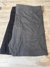 Women's Plus Size Athletic Shorts Blended Poly Spandex Fabric Stretch 2XL