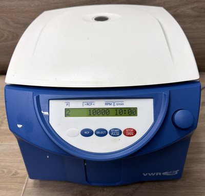 VWR Compact Micro Centrifuge REF No. 2400-37 w/ Rotor & Lid