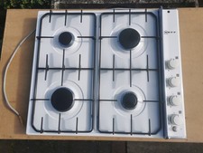 Neff  White Gas Hob 4 Burner C4 GE.D - in good used clean pre-loved condition