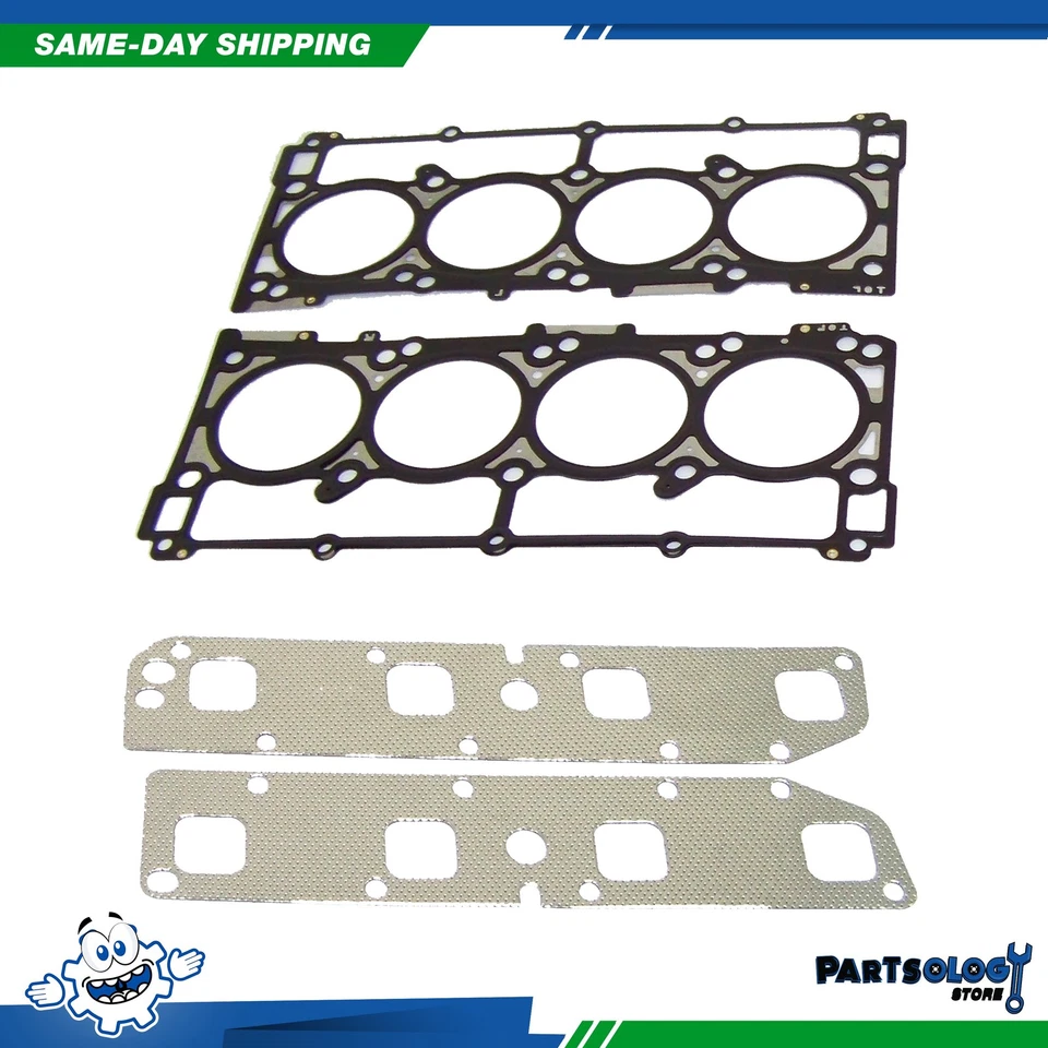 Juego de culata DNJ HGS1161 MLS para 07-08 Chrysler Dodge Aspen 5,7 L OHV Foto 3 de 4