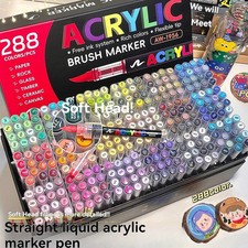 Acrylic Paint Soft Brush Markers Set, Paint Pens Paint Markers, Acrylic Paint