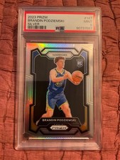 2023 Prizm Basketball Silver Rookie Brandin Podziemski Golden State PSA 9