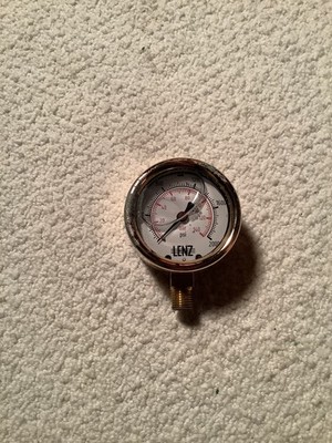 NOS Lenz BAC-2M-25 Gauge 0-2000PSI