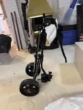 Bag Boy Lite Golf Pull Cart Collapsible with Wheels, Lightweight, Durable