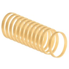 12Pcs 3.1" Wooden Bamboo Floral Hoop Rings for DIY Crafts Wedding Wreath