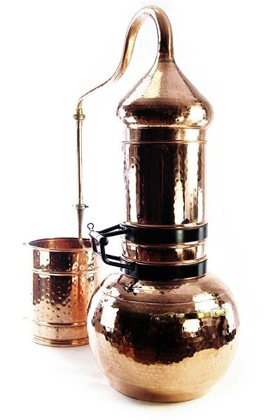 CopperGarden 3 Liter Kolonnenbrennerei | Destille +Dampfkolonne | CH = Meldefrei