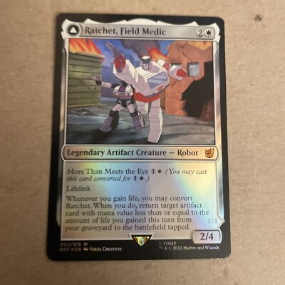 1x FOLIENRATSCHE, FIELD MEDIC - Transformers - MTG - Magic the Gathering