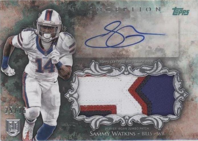 2014 Topps Inception Sammy Watkins #IAJP-SW - 1 of 2