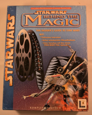 Star Wars Behind The Magic - Big Box OVP PC CD ROM