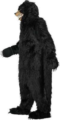 Deluxe Black Bear Costume with Ani-Motion Mask Adult Size