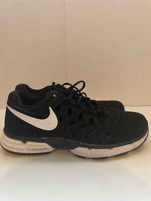 Nike Lunar Fingertrap TR Lunarlon Black Suede Training Running Shoes Men's  11M