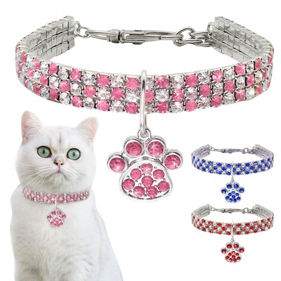 bling cat collar