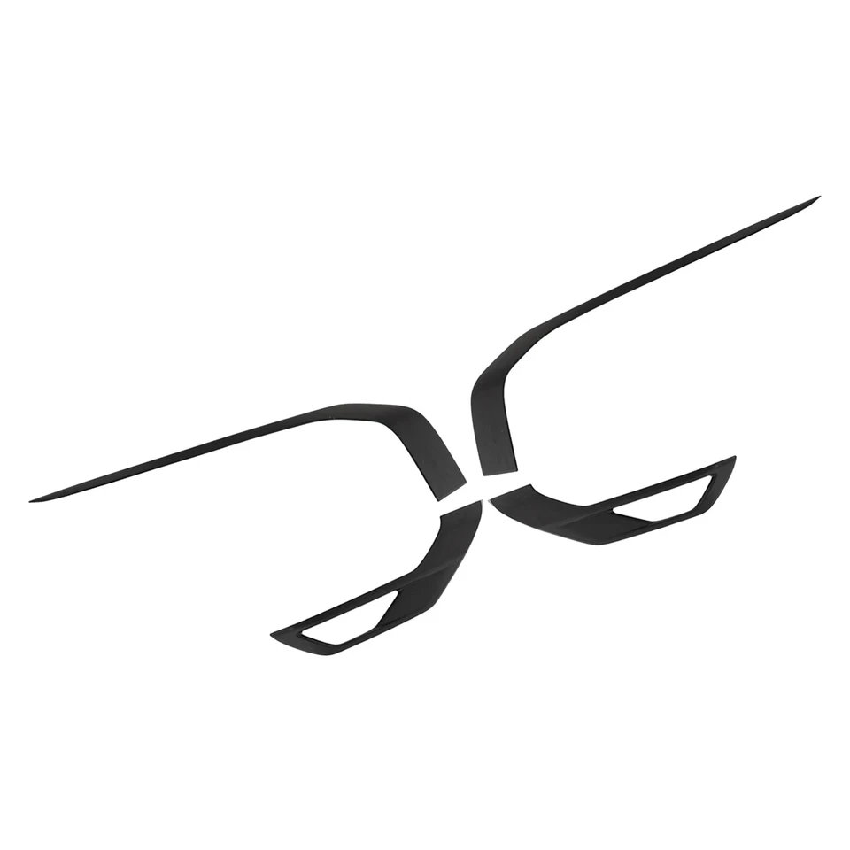 Black Front Side Grille Molding Cover Trim For Mitsubishi Outlander 2022-2024 Foto 4 de 4