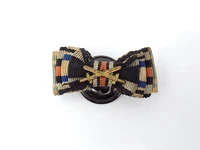 Original WWI Imperial German Iron Cross & Hindenburg Cross Button-Hole Ribbon