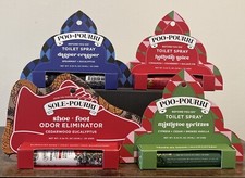 4x Poo Pourri Toilet + Sole Pourri Shoe Foot Odor Eliminator .34oz Travel! Gifts